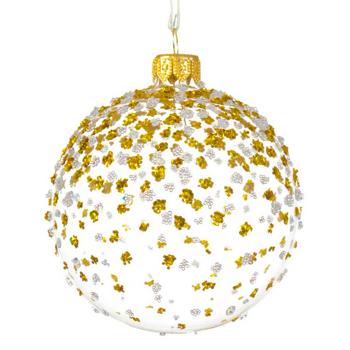 Decoris Sparkles Christmas Tree Ball 8cm - buy, prices for METRO - photo 1
