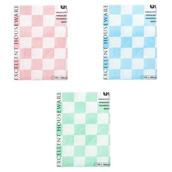 Excellent Houseware Squares Tablecloth 130х180cm - buy, prices for NOVUS - photo 1