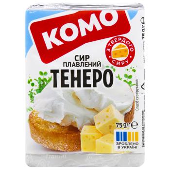 Сыр плавленый Комо Сливочный Тенеро 35% 75г - купить, цены на МегаМаркет - фото 1