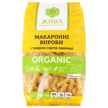 Макаронные изделия Жива Спиральки органические 400г - купить, цены на NOVUS - фото 1