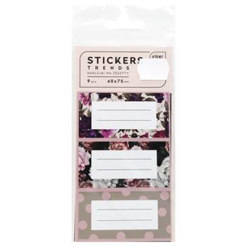 Interdruk Trends Label Sticker Set 9pcs - buy, prices for ULTRAMARKET - photo 1