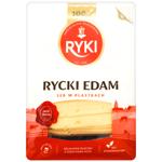 Сир Ryki Rycki Edam нарізаний 45% 300г