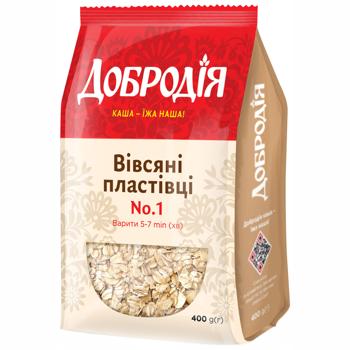 Dobrodia Oat Flakes #1 400g - buy, prices for Auchan - photo 1