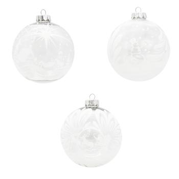 Landscape Transparent Christmas Ball 100mm - buy, prices for MegaMarket - photo 1