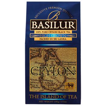 Basilur High Grown The Island of Ceylon Leaf Black Tea 100g - buy, prices for Epicentr FOOD - photo 1