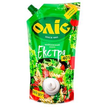 Olis Extra Mayonnaise Sauce 40% 560g - buy, prices for EKO Market - photo 1