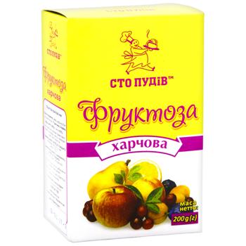 Фруктоза Сто Пудов пищевая 200г - купить, цены на КОСМОС - фото 2