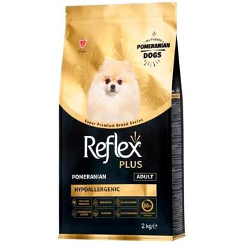 Корм сухий Reflex Plus Pomeranian Adult з куркою для собак породи померанський шпіц 2кг - купити, ціни на MasterZoo - фото 1