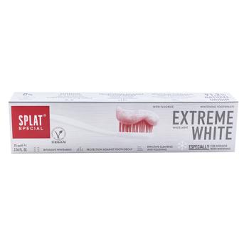 Зубная паста Splat Special Eхtreme White отбеливающая 75мл - купить, цены на МегаМаркет - фото 1