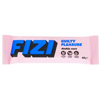 Fizi Double Coconut in Chocolate Glaze Bar 40g