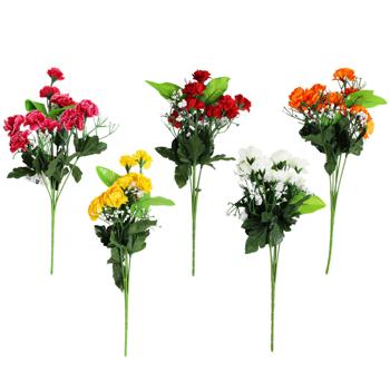 Carnation Bush 36cm 6 Flowers