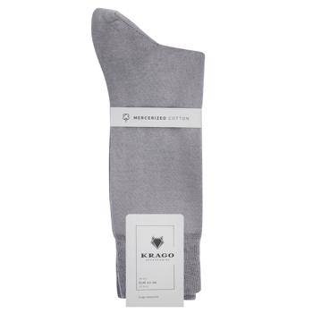 Носки Krago мужские р.43-46 серый - купить, цены на NOVUS - фото 1