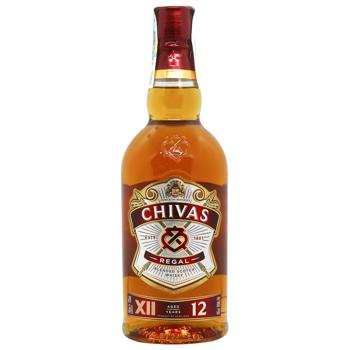 Віскі Chivas Regal 12 років 40% 0,7л - купити, ціни на Чудо Маркет - фото 1