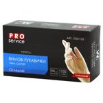 Перчатки осмотровые Pro Service Professional виниловые М 100шт