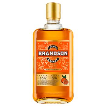 Brandson Orange Brandy 30% 0.5l - buy, prices for MasterZoo - photo 1