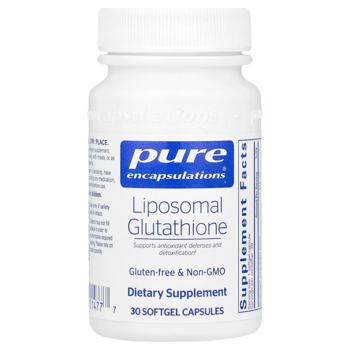 Ліпосомальний Глутатіон, Liposomal Glutathione, Pure Encapsulations, 30 капсул - купити, ціни на Біотус - фото 1