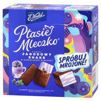 Конфеты E.Wedel Птичье молоко черничный шейк 340г - купить, цены на NOVUS - фото 1