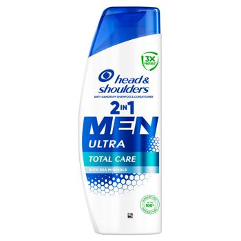 Шампунь и бальзам-ополаскиватель Head&Shoulders Men Ultra Total Care 2в1 330мл - купить, цены на NOVUS - фото 2