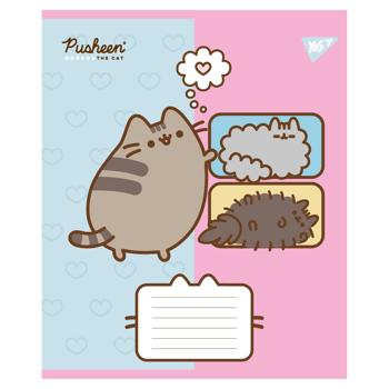 Зошит Yes Pusheen Candy лінія 12 аркушів в асортименті - купити, ціни на - фото 2