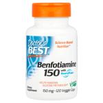 Бенфотіамін, Doctor's Best, 150 мг, 120 капсул