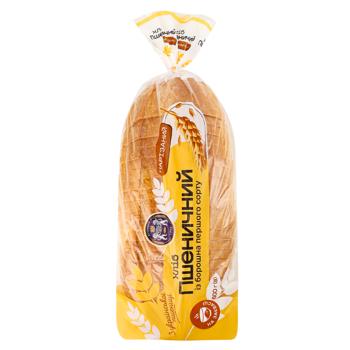Kulynychi Sliced First Grade Flour Wheat Bread 600g - buy, prices for NOVUS - photo 1