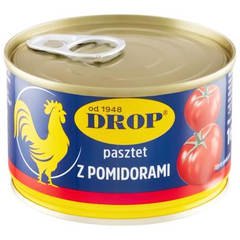 Drop Poultry Pate with Tomatoes 160g - buy, prices for MegaMarket - photo 1