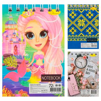 Apelsin Notebook A7 with Spring 72 Sheets in Assortment - buy, prices for Auchan - photo 4