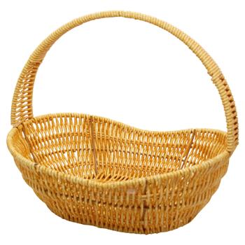 Корзина Зед Пасхальная плетеная с ручкой 8х19,5х25см - купить, цены на ЕКО Маркет - фото 1