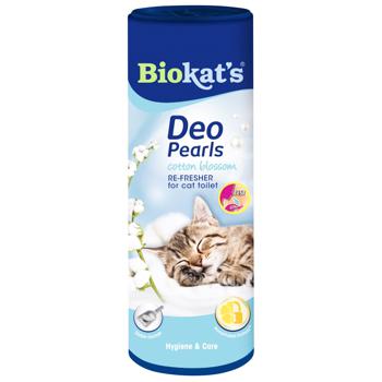 Дезодорант Biokat's Deo Pearls для кошачьего туалета с ароматом хлопка 700г - купить, цены на MasterZoo - фото 1