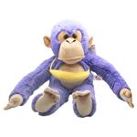 Stip Purple Monkey with Banana Soft Toy 45cm