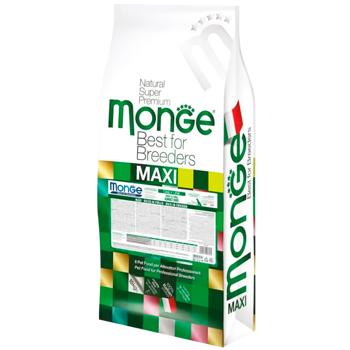 Monge Maxi Dry Food with Chicken and Rice for Large Breed Dogs 15kg - buy, prices for MasterZoo - photo 1
