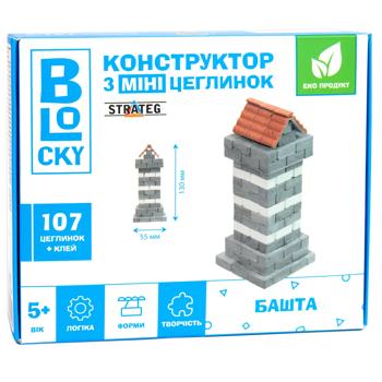 Набор для творчества Strateg Blocky Башня из мини-кирпичиков - купить, цены на Идеал - фото 1