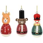 Підвіска Actuel Ведмідь/Солдат/Собака дерево 6,7см в асортименті