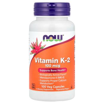 Витамин К2 МК-4 Now Foods 100мкг 100 капсул