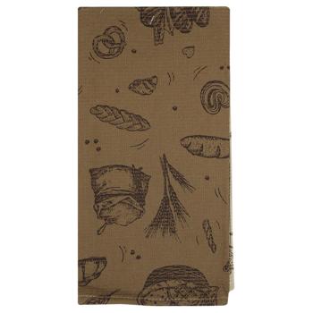 Набор кухонных полотенец Home Line Хлеб ржаной с бородинским 45*60см 2шт - купить, цены на МегаМаркет - фото 2