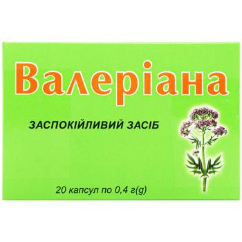 Засіб заспокійливий En Jee Валеріана в капсулах 20шт*0,4г - купити, ціни на Cупермаркет "Харків" - фото 2