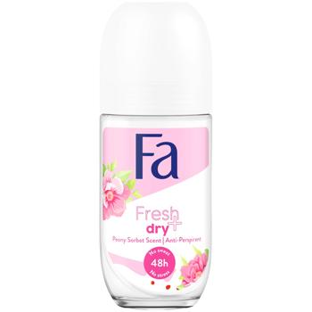 Антиперспірант кульковий Fa Fresh&Dry піон сорбет 50мл
