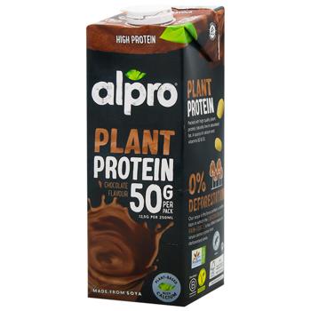 Напиток соевый Alpro Plant Protein со вкусом шоколада 1л