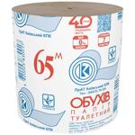 Туалетний папір Обухів 65м 1-шаровий