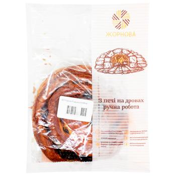 Zhornova Snail Bun with Custard and Raisins 80g