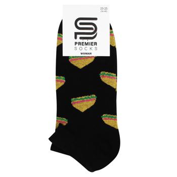 Шкарпетки PremierSocks жіночі короткі Їжа в асортименті р.23-25 - купити, ціни на NOVUS - фото 2