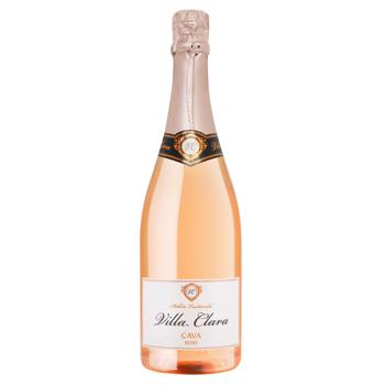 Villa Clara Cava Brut Rose Sparkling Wine 11.5% 0.75l - buy, prices for Ideal - photo 1
