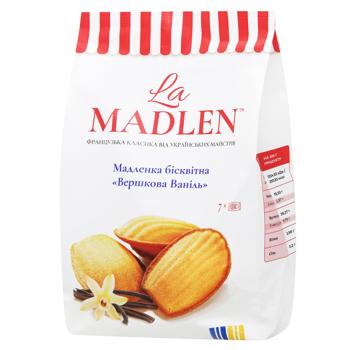 Мадленка бісквітна La Madlen Вершкова ваніль 140г - купити, ціни на - фото 2