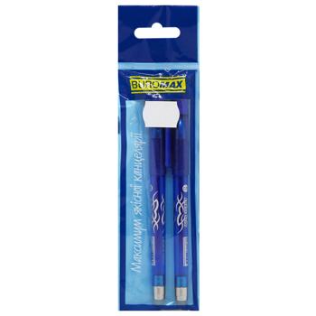 Buromax Erase Slim Write-Erase Blue Gel Pen 0.5mm - buy, prices for MegaMarket - photo 1