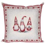 Provence Snowfall Trio of Gnomes Decorative Pillow 45x45cm