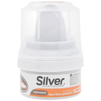 Silver Brown Cream Gloss for Shoes 60ml - buy, prices for Chudo Market - photo 1