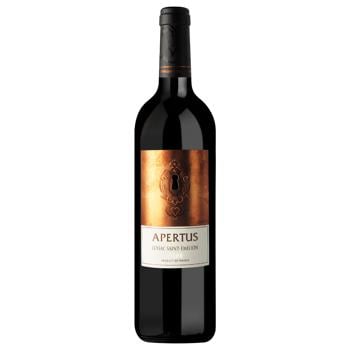 Вино Apertus Lussac Santi-Evillion красное сухое 12% 0,75л - купить, цены на ULTRAMARKET - фото 1