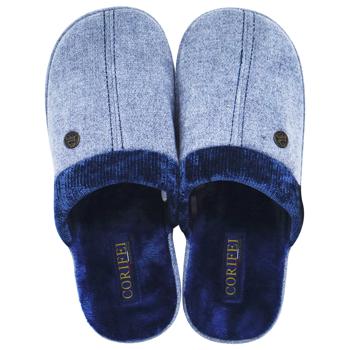 Капці домашні Corifei чоловічі в асортименті - купити, ціни на КОСМОС - фото 1