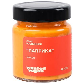 Соус растительный Wanted Vegan Паприка 180г - купить, цены на WINETIME - фото 1