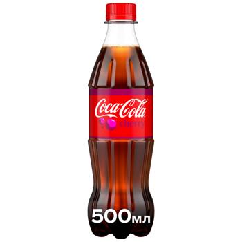 Напиток газированный Coca-Cola Cherry 0,5л - купить, цены на КОСМОС - фото 1